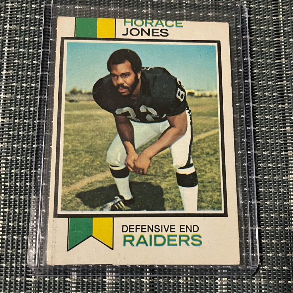 🔥ERROR CARD🔥 🏈 Raiders Horace Jones Football Sports Trading Card #261